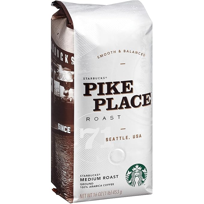 Starbucks Pike Place Ground Coffee 16-Oz Bag