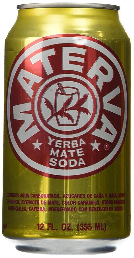 Materva Soda 12oz Can (Pack of 18 Total of 216 Fl Oz)