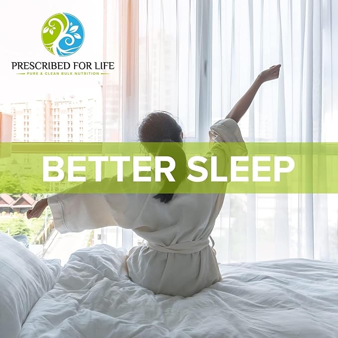 Prescribed For Life Melatonin Powder Natural Melatonin for Adults Rich in Antioxidants Gluten Free Vegan Non GMO Kosher No Fillers (1oz / 28g)