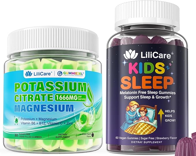 Magnesium Glycinate Potassium Citrate Gummies 2Pack