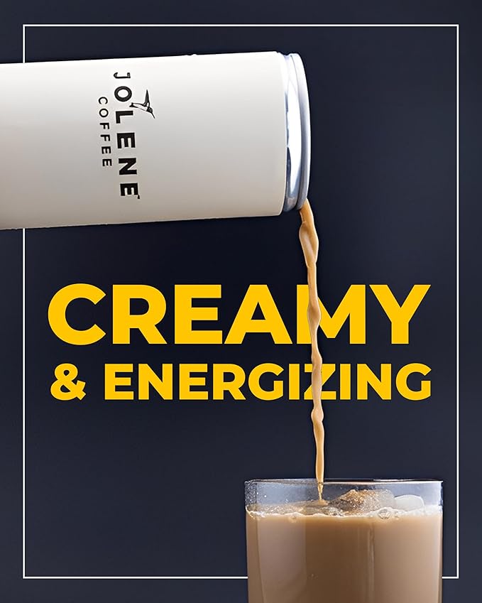 Jolene Coffee – Oat Milk Latte | 8oz Cans | Smooth Bold Dairy-Free Gluten-Free Non-GMO (24 Cans Oat Milk Latte)