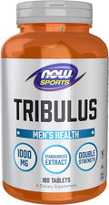 NOW Foods Sports Nutrition Tribulus (Tribulus terrestris) 1000 mg Double Strength Men's Health 180 Tablets