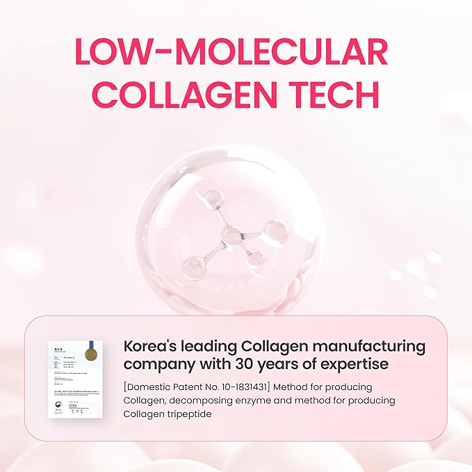 K-Nutra K-Collagen Soft Peach (15.9oz 30 Sticks) - Holiday Gifts - Skin Hair Nail Health Tasty Jelly Fast Absorption. Low-Molecular Marine Collagen Vitamin C