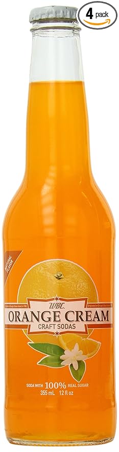 WBC/Goose Island Craft Soda Orange Cream 12 Ounce (Pack of 4)
