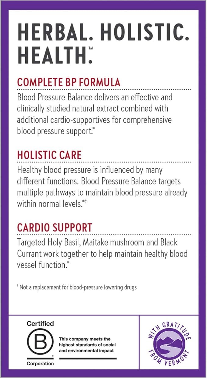 New Chapter Blood Pressure Supplement - Blood Pressure Take Care with Organic Vegan Grapeseed + Black Currant + Non-GMO Ingredients for Blood Pressure Support - 60 Count