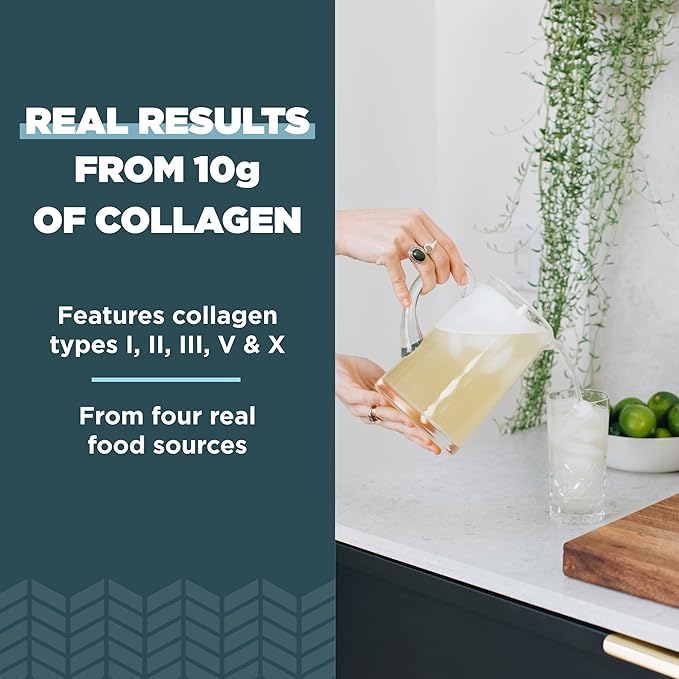 Ancient Nutrition Collagen Powder Protein Multi Collagen Protein Cucumber Lime Hydrolyzed Collagen Peptides Supports Skin and Nails Joint Supplement 18.6oz