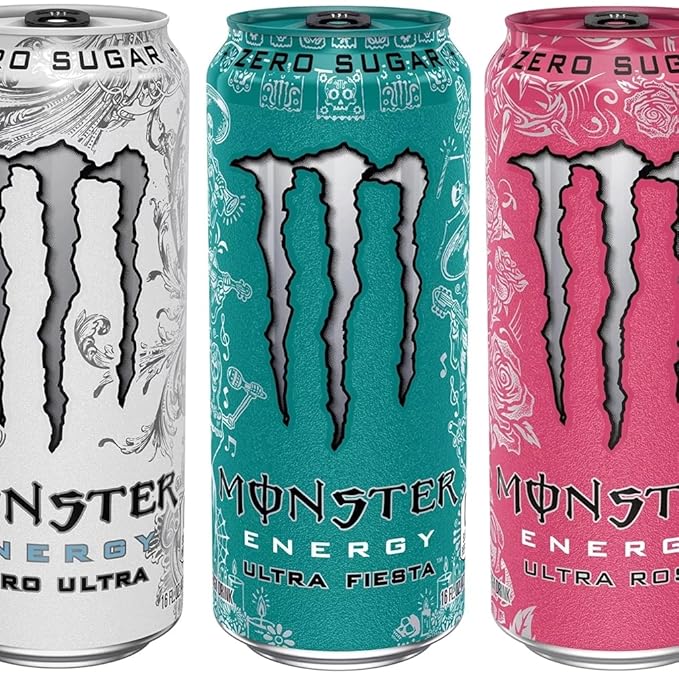 Monster Mix Energy Ultra Variety Pack Zero Ultra Fiesta &amp Rosa (16 Fl. Oz. 24 Pk.) Net Wt 384 Fl Oz