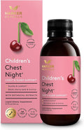 Children's Chest Night Herbal Syrup Nighttime Sleep Support to Soothe The Throat &amp Chest with Wild Cherry Bark Marshmallow &amp Licorice Root - 5.1 Fl oz (30 Servings)