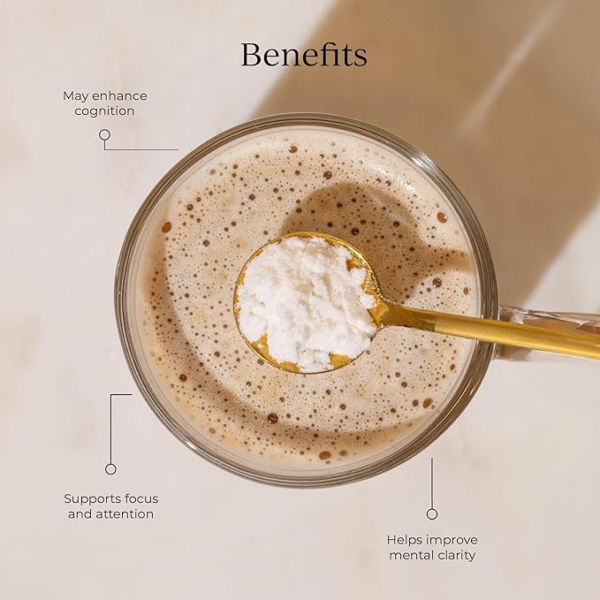 CYMBIOTIKA Nootropic Creamer – MCT Oil Alpha GPC L-Theanine – Keto Vegan Sugar-Free Coffee Creamer for Focus Energy &amp Mental Clarity – Coconut Vanilla Flavor 30 Servings