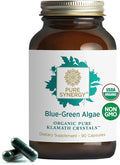 PURE SYNERGY Blue-Green Algae Capsules | Superfood with Chlorophyll | Organic Superfood Supplement from AFA Blue Green Algae | Supports Energy Mental Clarity and Detoxification (90 Capsules)
