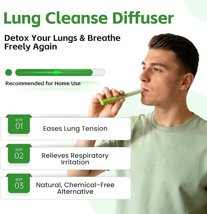 Herbal Diffuser Duo Detox and Energy Diffuser Pens with Extract of Mullein and Natural Caffeine 100% Natural Swap Home &amp Work Duo 600 Uses Each