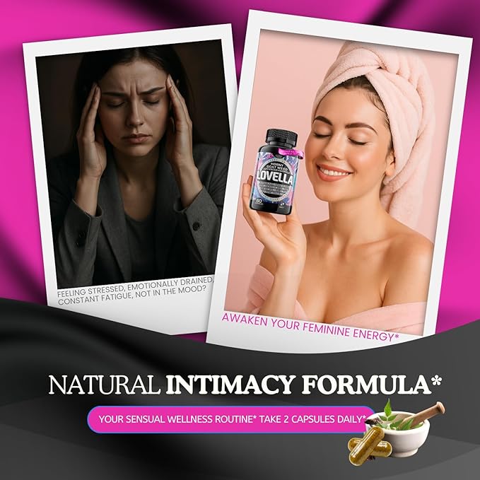 Hornygoatweed Women - Libido Booster for Women Mood Energy Fast Acting Libido Supplement w. Maca Root Female Libido Booster w. Ginseng Tribulus Hormone Balance Support Enhancer Pills - 60ct USA