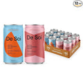 De Soi Tres Rose + Spritz Italiano Mocktails NA Drinks 8 fl oz (12-pack) - Adaptogen Drink Sparkling Drink with Calming Botanicals Mocktail Drinks Gluten Free No Artificial Flavors