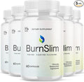 (5 Pack) Burn Slim Capsules Official Burnslim Pills with All Natural Ingredients Advanced Burn Slim Health and Wellness Supplement Supporting Active Lifestyle for Women and Men (300 Capsules)