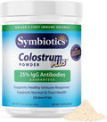 Symbiotics Colostrum Plus Powder 21 oz Immune &amp Muscle Recovery Support 25% IgG Immunoglobulins Gut Health &amp Training Resilience Unflavored Gluten Free - 21 oz