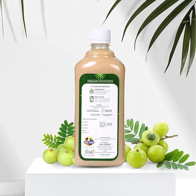 GARDEN OF NUTRITION Herbal and Ayurvedic Amla Premium Juice | Pure and Natural | Rich Source of Natural Vitamin C (500ml) PACK OF 1