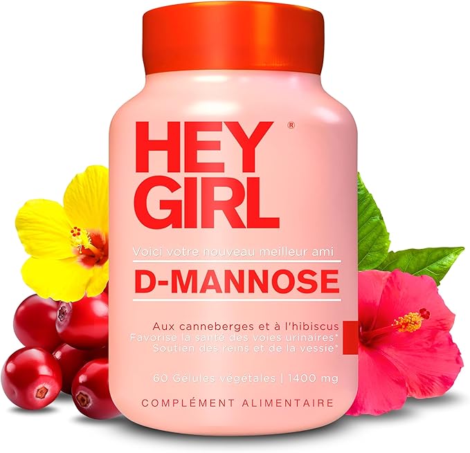 D Mannose Capsules - Fast-Acting UTI Supplement - Cleanse &amp Flush Impurities - with Natural D-Mannose Powder Cranberry Hibiscus &amp Dandelion - Alternative to Cranberry for Women 60 Capsules