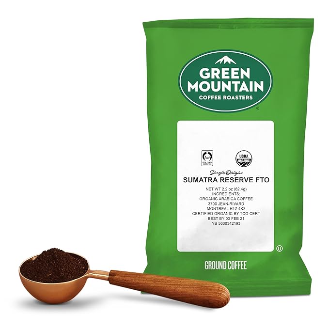 Green Mountain Coffee Roasters Sumatra Reserve FTO Keurig Fractional Packs 50 Count 2.2 oz