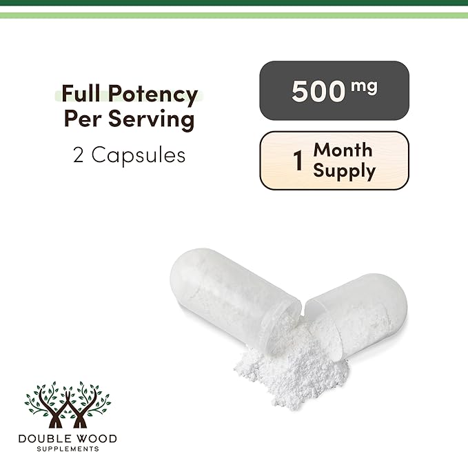 Liposomal Glutathione Supplement 500mg per Serving 60 Capsules (Vegan Safe Non-GMO) Max Absorption Liposomal Glutathione with Genuine Smell and Taste by Double Wood (Pack of 2)