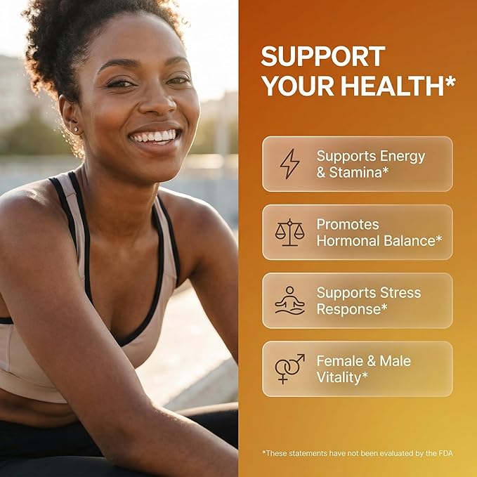 Clean Nutraceuticals Ashwagandha Maca Root Fenugreek Supplement with Tongkat Ali Ginseng - Assists with Stress Mood &amp Thyroid - Ashwagandha Capsules Fenugreek Caps - 1 Pack