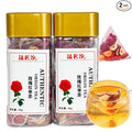 Longan Red Date Tea Rose Red Jujube Fruit Goji Berry Tea Bags Women's Five Treasures Tea Date Longan Goji Berry Roses Wolfberry Flower Chinese Herbal Fruit No addition Caffeine Free 桂圆红枣枸杞茶 玫瑰红枣茶 160g