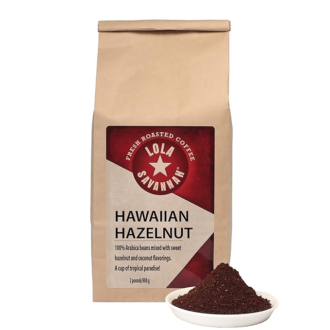 Lola Savannah Hawaiian Hazelnut Ground Caffeinated Coffee 2lb