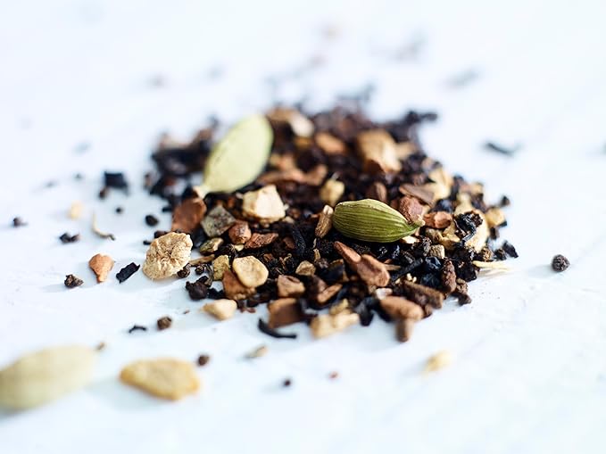 Teapigs Chai Tea Bags Made With Whole Leaves bold flavor natural ingredients (1 Pack of 50 Teabags)