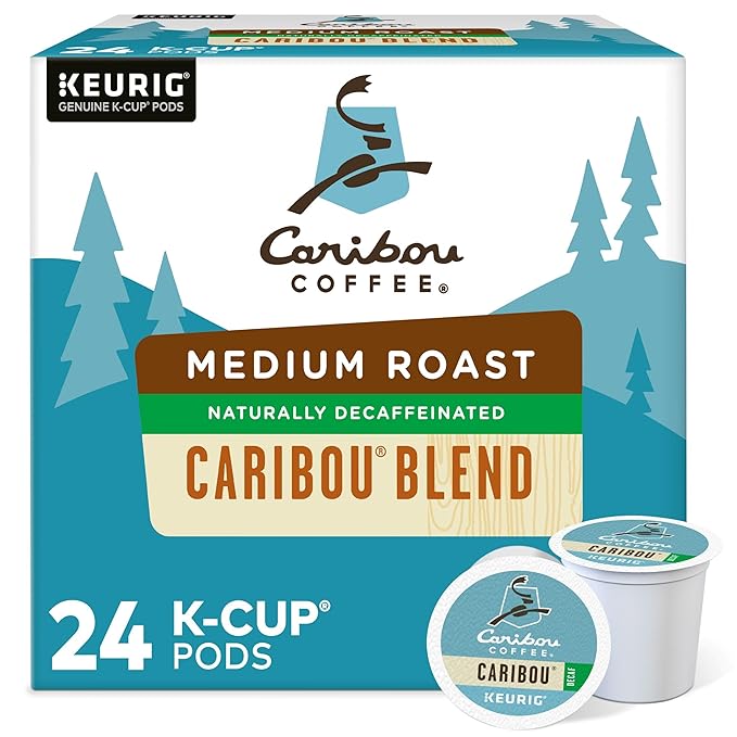 Caribou Coffee Decaf Blend K-Cup 24-Count (Pack of 24)