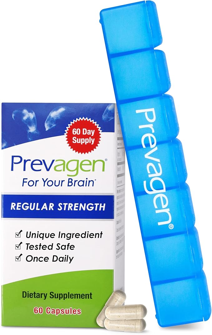 Prevagen Regular Strength - 60 Capsules (2 Month Supply) 10mg of Apoaequorin Plus Vitamin D3