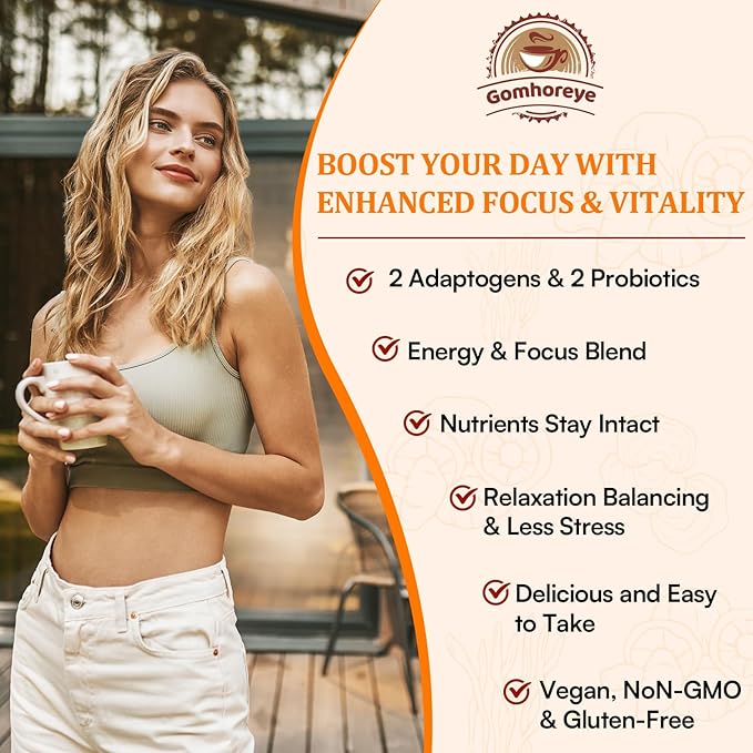 Mushroom Coffee - Mushroom Coffee Organic with 11 Superfood Mushrooms Includes Lion's Mane Reishi Chaga Cordyceps and Adaptogens Mushroom Supplement for Energy Focus Memory and Immunity - 5.3oz