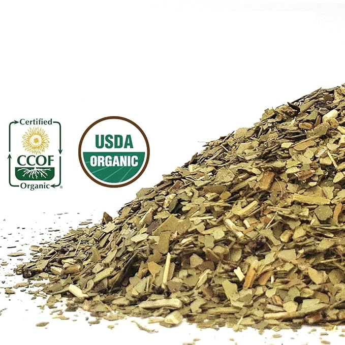 GOYERBAMATE Premium Organic Yerba Mate (Smoke Free Pure Leaf) 4 x 500g (1.1 lbs)