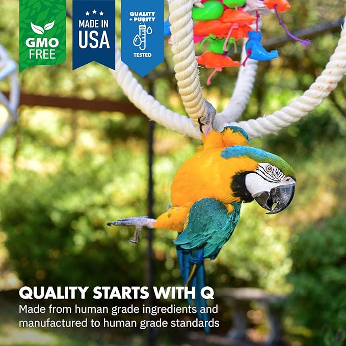 Avian Milk Thistle + Dandelion Root Dietary Supplement for Parrots All-Natural Liver Formula (120 Servings)