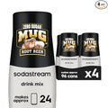 SodaStream Mug Root Beer Zero Sugar Drink Mix (440ml Pack of 4)