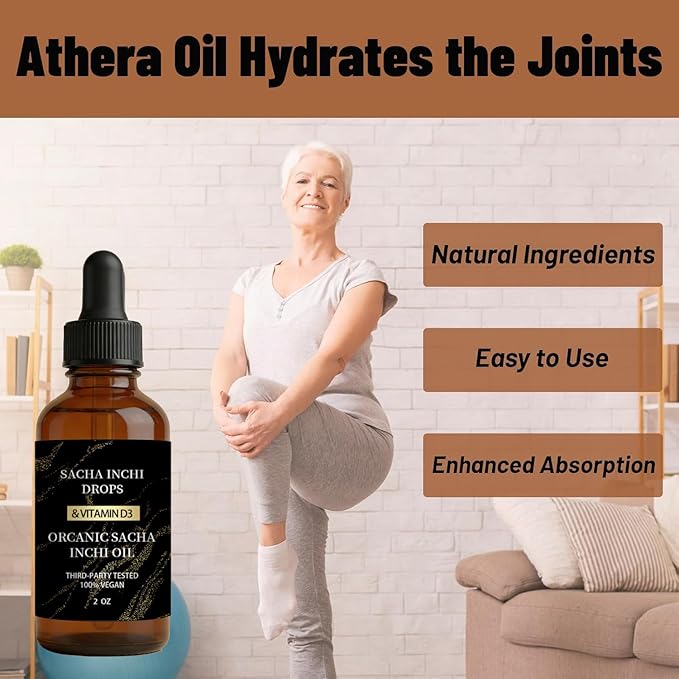 Organic Sacha Inchi Athera Oil Hydrates The Joints for Menopausal Joint Dryness Rich in Vitamin D3 (2)