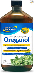 NORTH AMERICAN HERB &amp SPICE Oreganol P73 Juice - 12 fl oz Pack of 2 - Wild Oregano Oil - Heart &amp Digestive Health - Kidney Pancreas &amp Liver Support - Non-GMO - 346 Total Servings