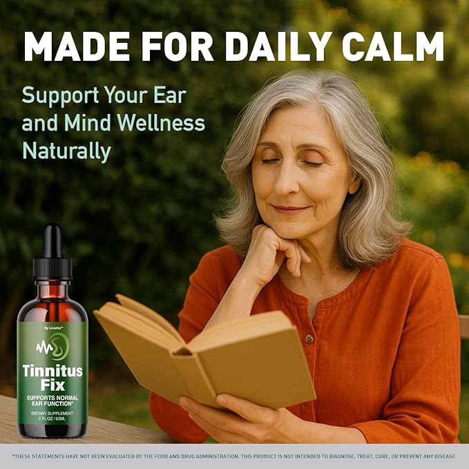 (2 Pack) TinnitusFix Drops - Official TinnitusFix Advanced Liquid Hearing Support Drop All Natural TinnitusFix Supplement Vitamins for Ear &amp Hearing Wellness Support Reviews 2 Bottles for 2 Mont