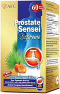 AFC Japan Prostate Sensei Supreme – Saw Palmetto Supplement for Men with Fatty Acids &amp Sterols – Supports Urinary Flow Bladder Function Hair Health – Natural Prostate Support Formula 2 Month Su