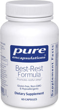 Pure Encapsulations Best-Rest Formula - Supports Restful Sleep - for Relaxation - Restful Sleep Supplement - Non-GMO &amp Vegan - 60 Capsules