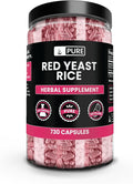 Pure Original Ingredients Red Yeast Rice No Magnesium Or Rice Fillers Always Pure Lab Verified (730 Capsule)