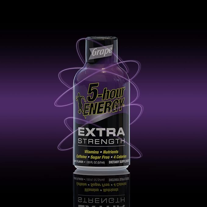 5 Hour Energy Extra Grape Flavor - 12/2oz Shots