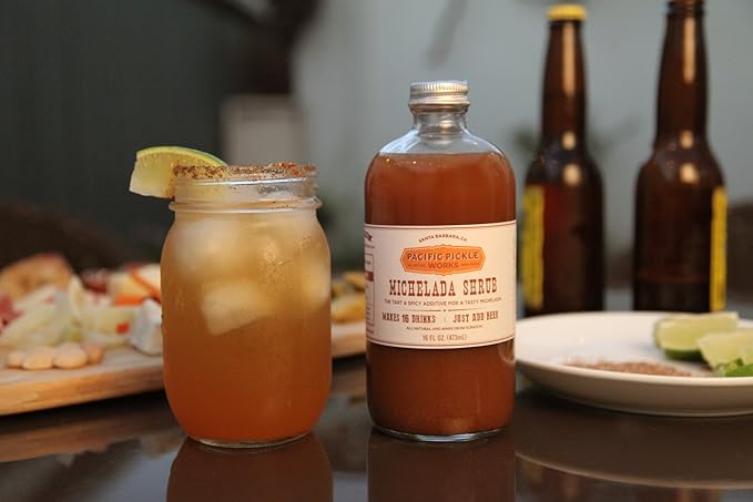 Michelada Shrub (2-pack) - Tart &amp spicy beer mixer 16oz