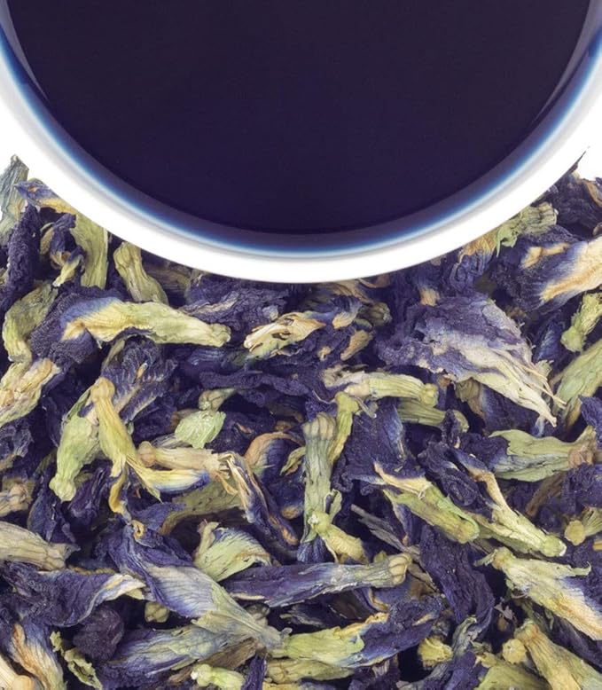 Harney &amp Sons Butterfly Pea Flower Tea 5oz Bag of Bright Blue Dried Butterfly Flower from Thailand