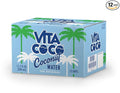 Vita Coco Coconut Water Pure - Naturally Hydrating Electrolyte Drink - Smart Alternative to Coffee Soda and Sports Drinks - Gluten Free - 11.1 Ounce (Fridge Pack of 12)