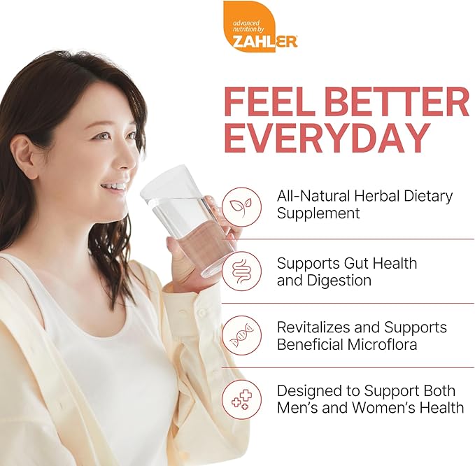 Zahler - ParaGuard Capsules - Gut Health Supplement - Formula has Wormwood Garlic Bulb Pumpkin Seed Clove &amp More - Natural Support for Humans - Certified Kosher 30 Count