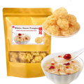 White Snow Fungus Tremella 银耳 去根特级银耳 Snow Fungus Mushroon Tremella Fuciformis Mushroom 100g/3.5oz Make Soup and Porridge 银耳红枣羹