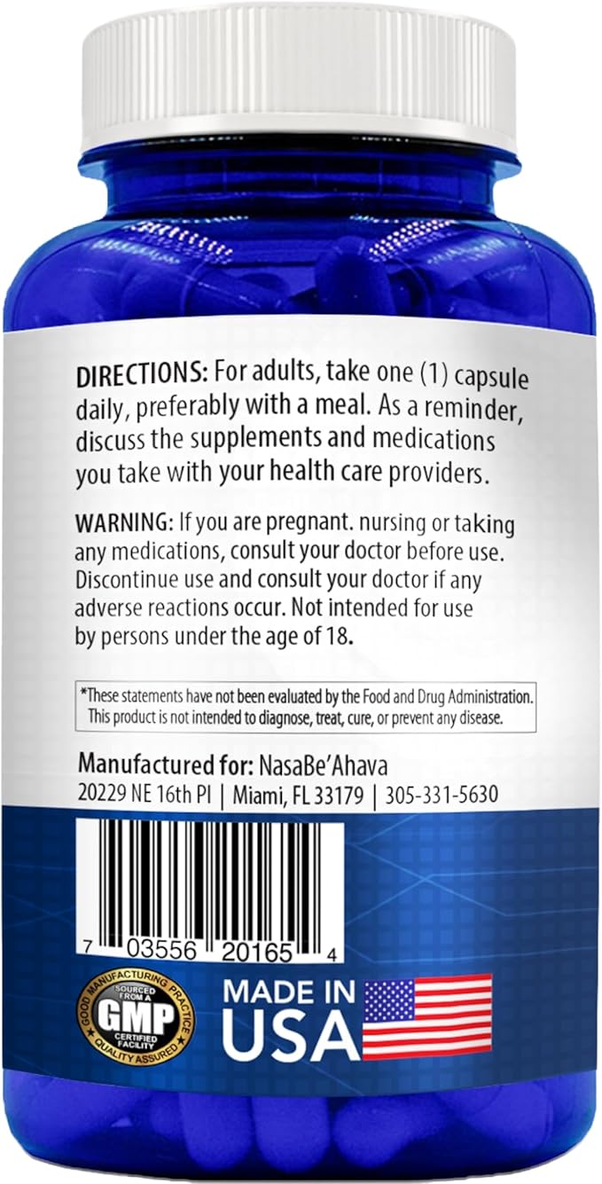 SAM-E Supplement 400mg | Easy Absorption S-Adenosyl-L-Methionine SAM-e 400mg for Bone and Mood Support Supplement | Made in The USA Non-GMO and Gluten Free (90 Day Supply)