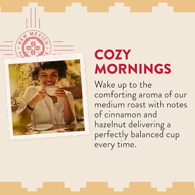 New Mexico Piñon Coffee Naturally Flavored Coffee (Adobe Morning Whole Bean 2 pound)