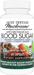 Host Defense MycoBotanicals Capsules - Herbal Supplement with Chaga Reishi &amp Maitake Mushrooms - Mushroom Mycelium Supplement for Healthy Balance - 60 Capsules (30 Servings)*