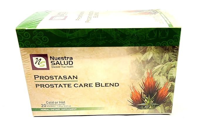 Prostate Tea - Herbal Tea Blend - Prostasan Te - Value Pack (60 Tea bags) 100% Natural Great Benefits Drinking Tea