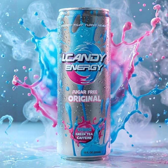 I.CANDY Sugar Free Energy Drink 12 Pack 12 oz Cans